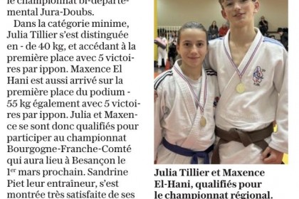 Article le Progrès du 24/01/2026