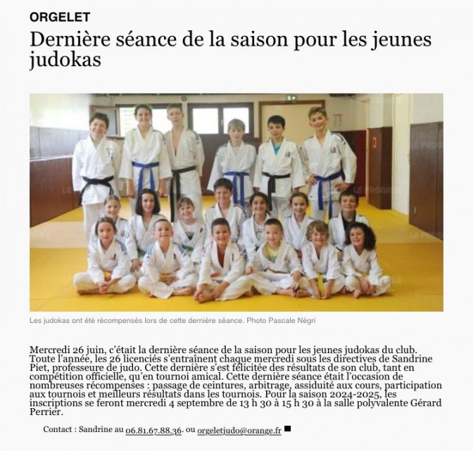 Image de l'actu 'Article le Progrès du 30/06/2024'