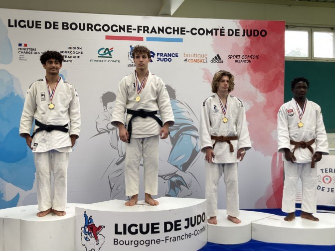 Image de l'actu 'Ismaël MARECHAL 4ème du Championnat de Bourgogne/Franche-Comté Cadet 1ère Division'