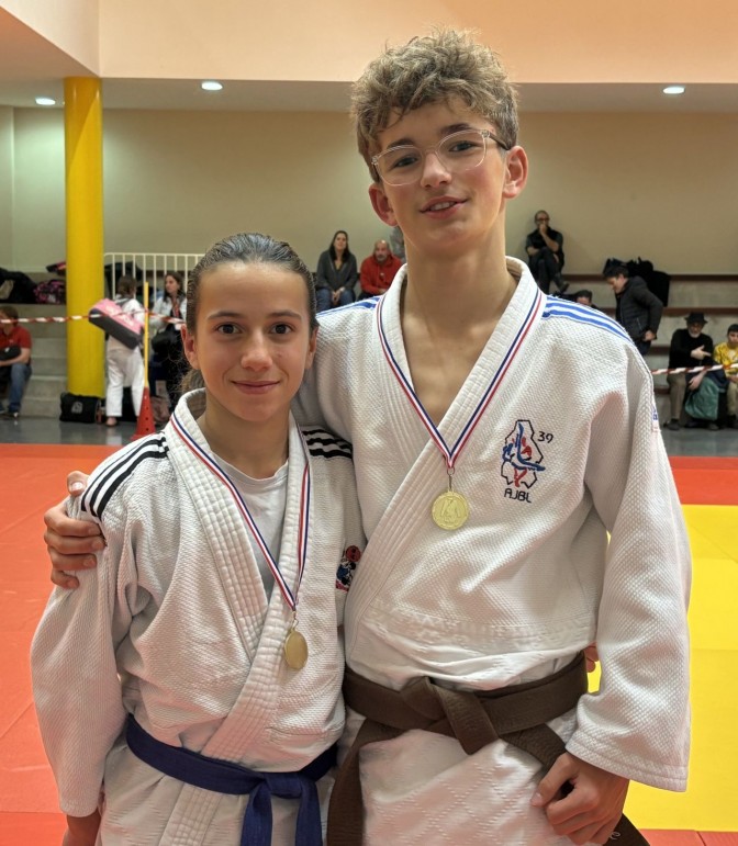 Image de l'actu 'Julia et Maxence  : Champions du Jura + Doubs Minime'