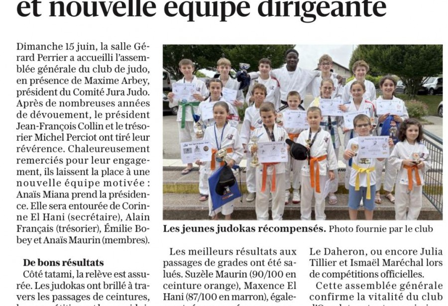 Article le Progrès du 21/06/2025