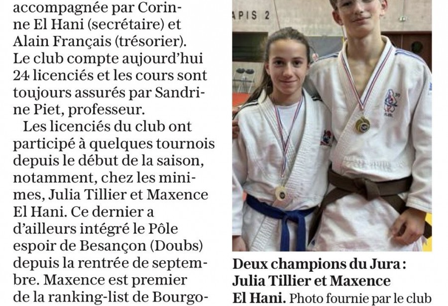 Article le Progrès du 16/12/2025